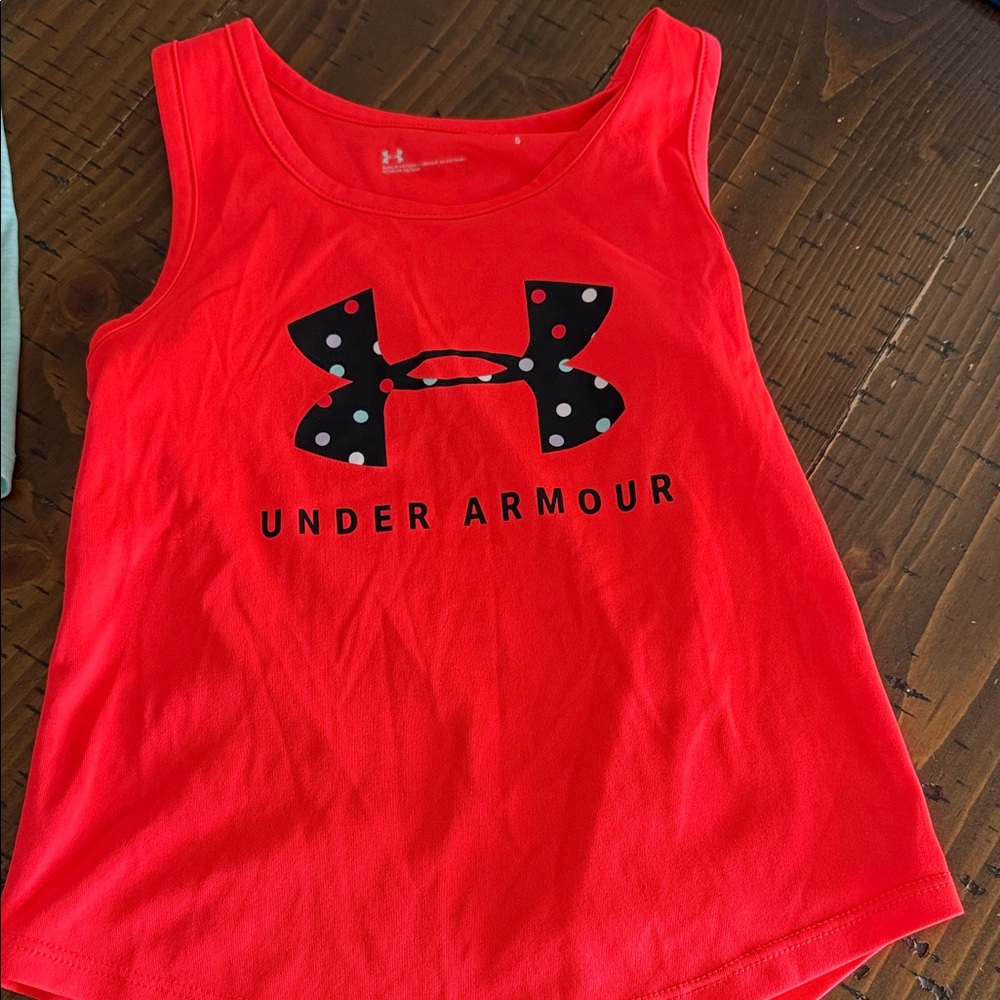Under Armour Kids Bright Red Tank Top
